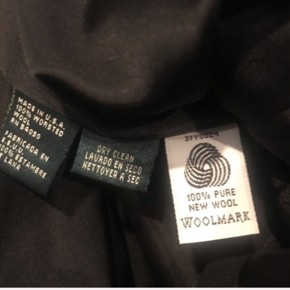Ralph Lauren | Vintage Wool Crest  Black Jacket 16 - Picture 6 of 6